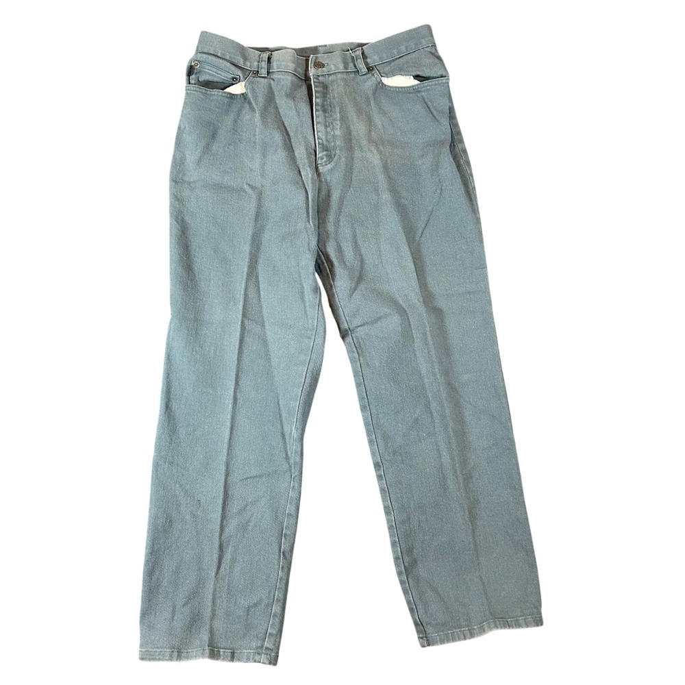 Vintage Lauren Jeans Co RL Petite Women's Blue Denim Jeans Size 14P‎ Fits 32x27